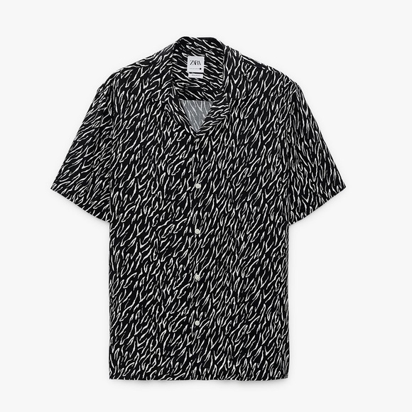 Zara | Shirts | Zara Mens Animal Print Shirt | Poshmark